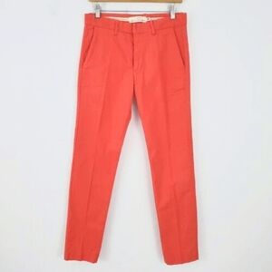 Skinny Chinos Tapered Coral Pink Pants Label of Graded Goods L.O.G.S.